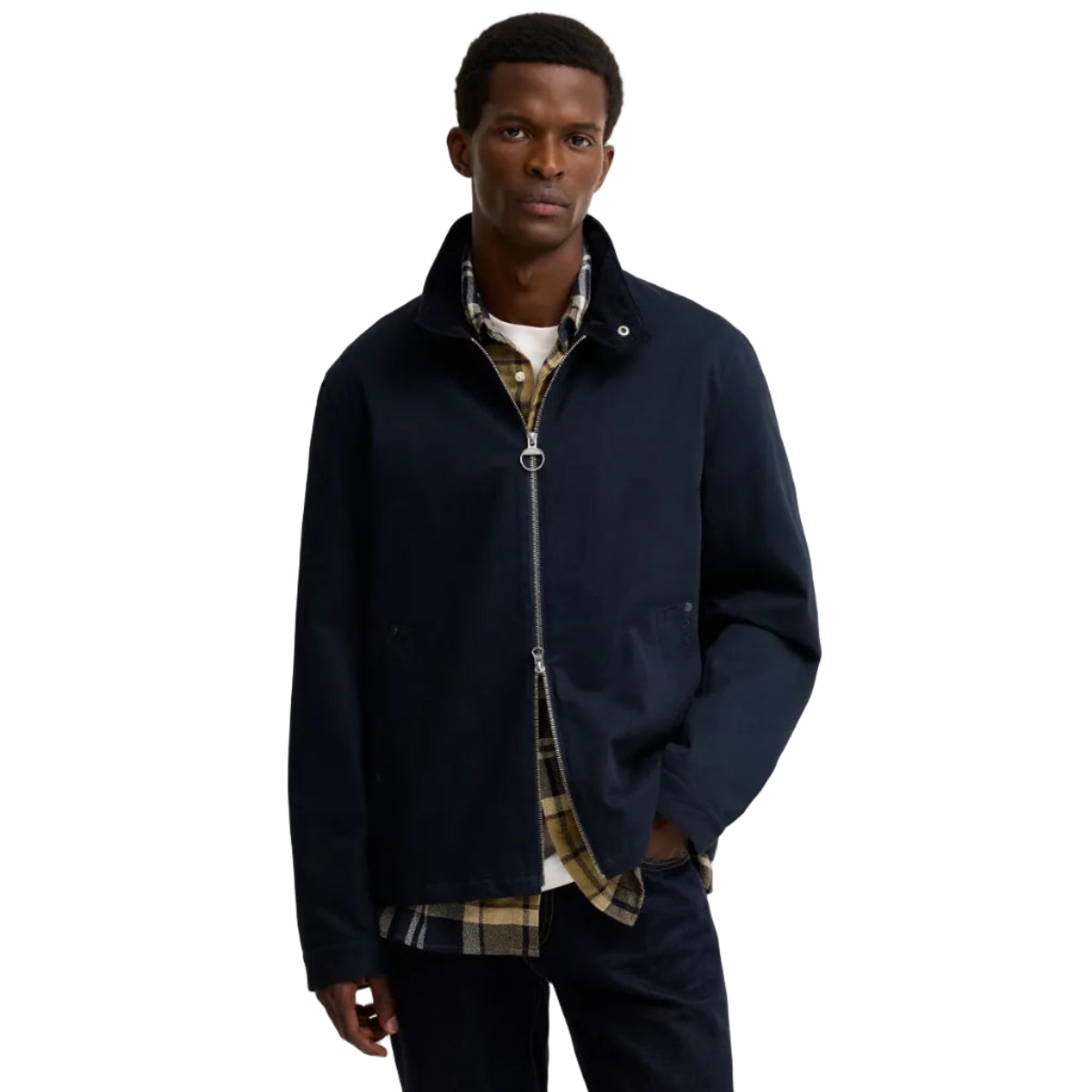 Barbour men's navy casual jacket