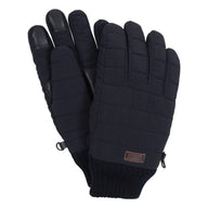 Barbour Mens Gloves Banff Quilted Black