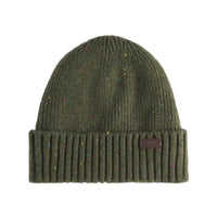 Barbour Mens Beanie/Scarf Carlton Fleck Gift Set Olive