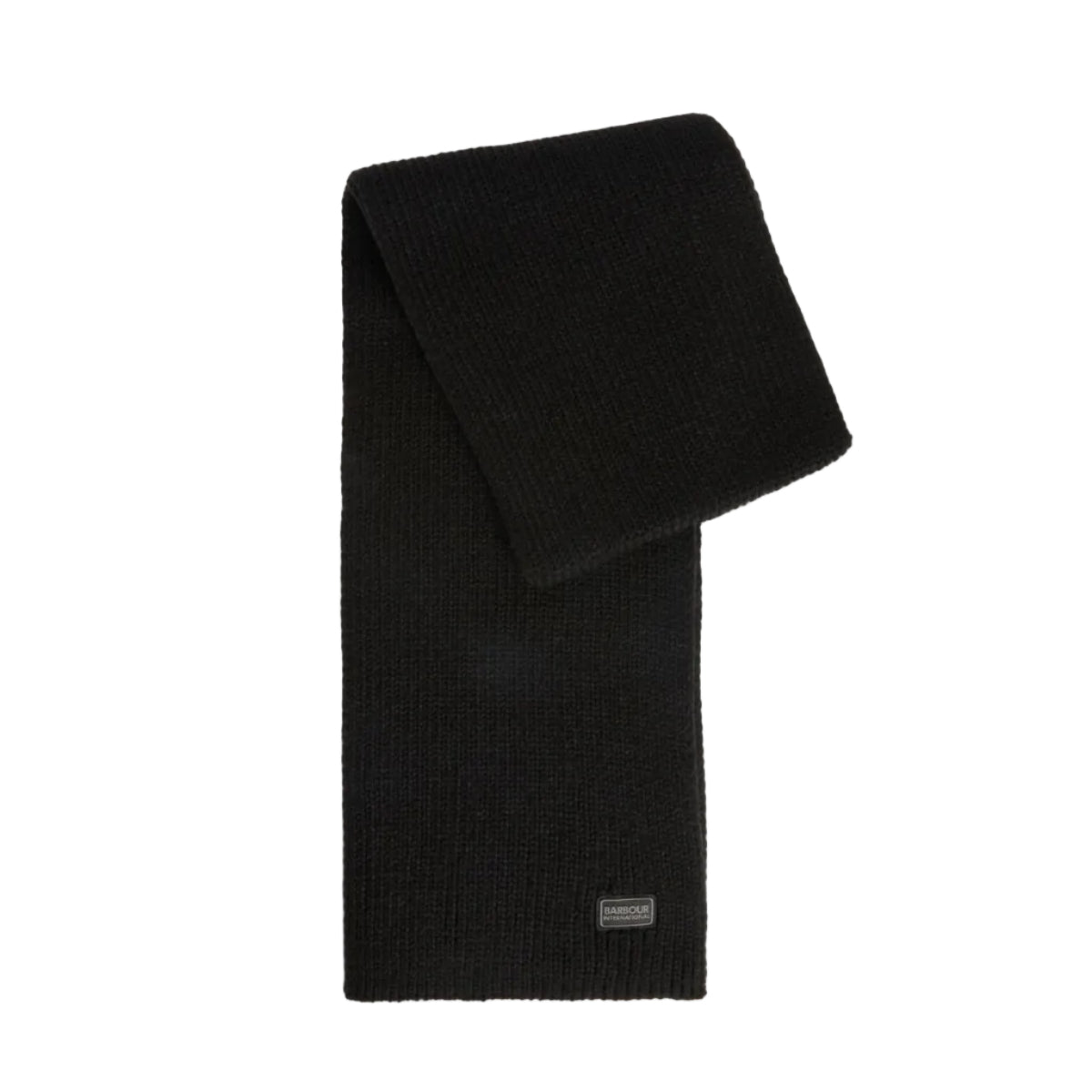 Barbour International Mens Beanie/Scarf Sweeper Legacy Gift Set Black