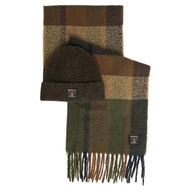 Barbour Westerdale men's beanie and scarf gift set