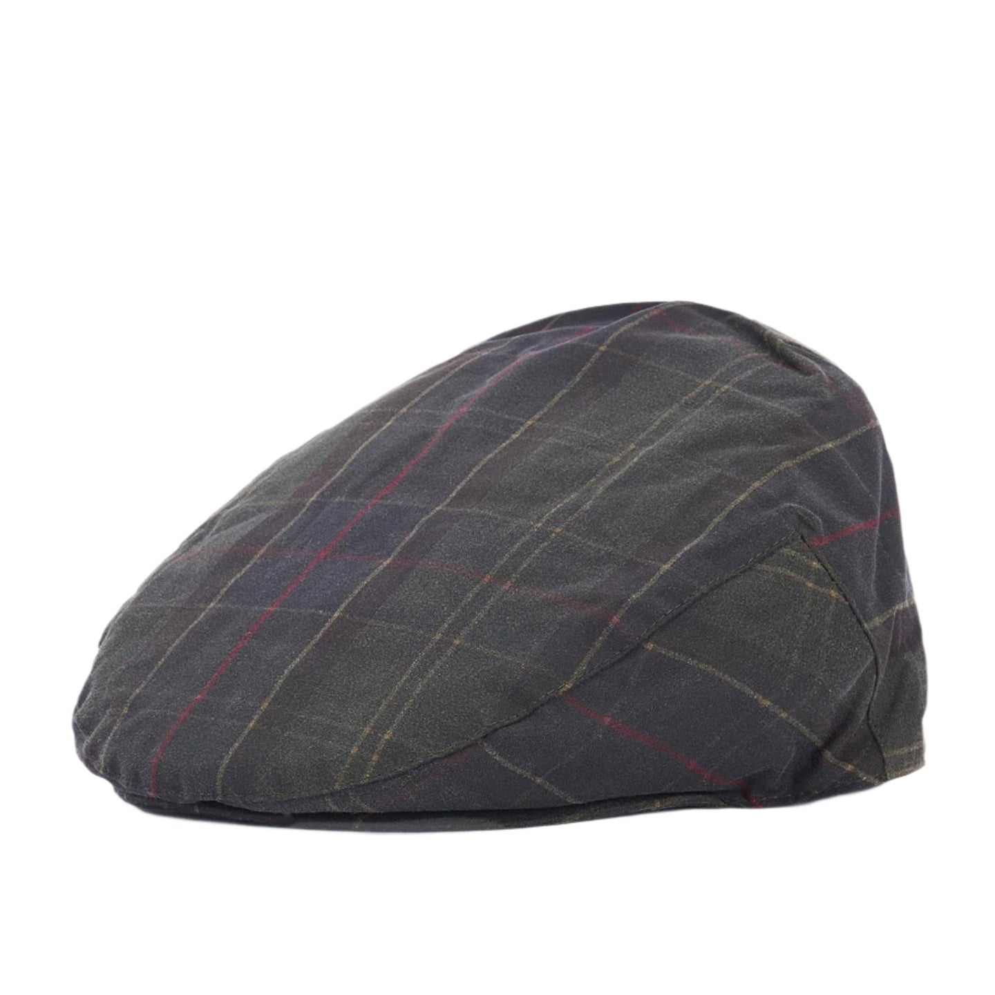 Barbour Mens Cap Wax Flat Classic Tartan