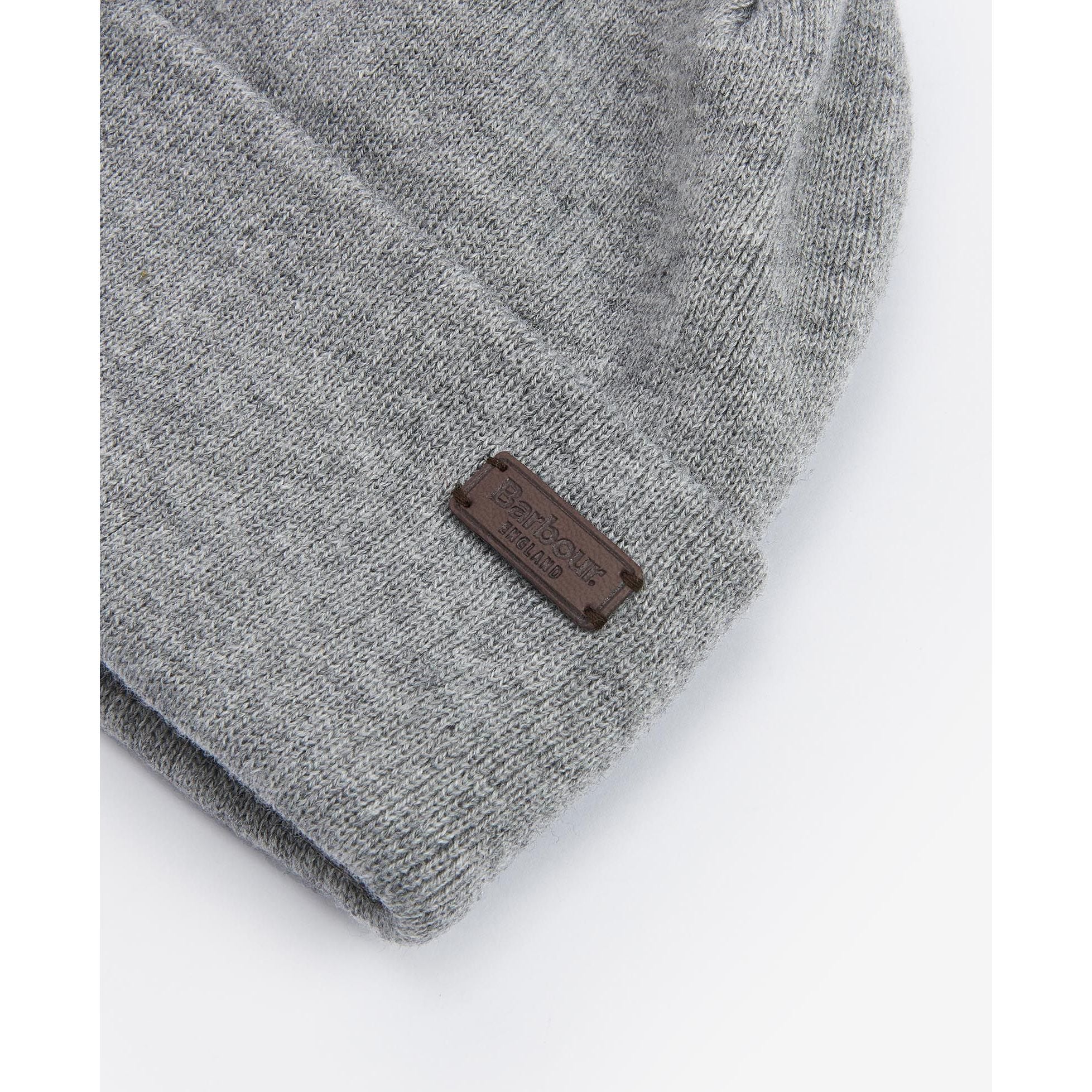 Barbour Men Beanie Healey Light Grey Marl
