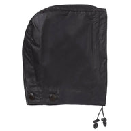 Barbour Hood Wax Cotton Black