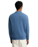 Barbour Mens Essential Tisbury Crew Neck Sweater Tarn Blue