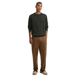 Barbour Mens Sweater Pima Cotton Crewneck Sage