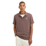 Barbour Mens Polo Sports S/S Peppercorn