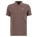Barbour Mens Polo Sports S/S Peppercorn