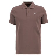 Barbour Mens Polo Sports S/S Peppercorn