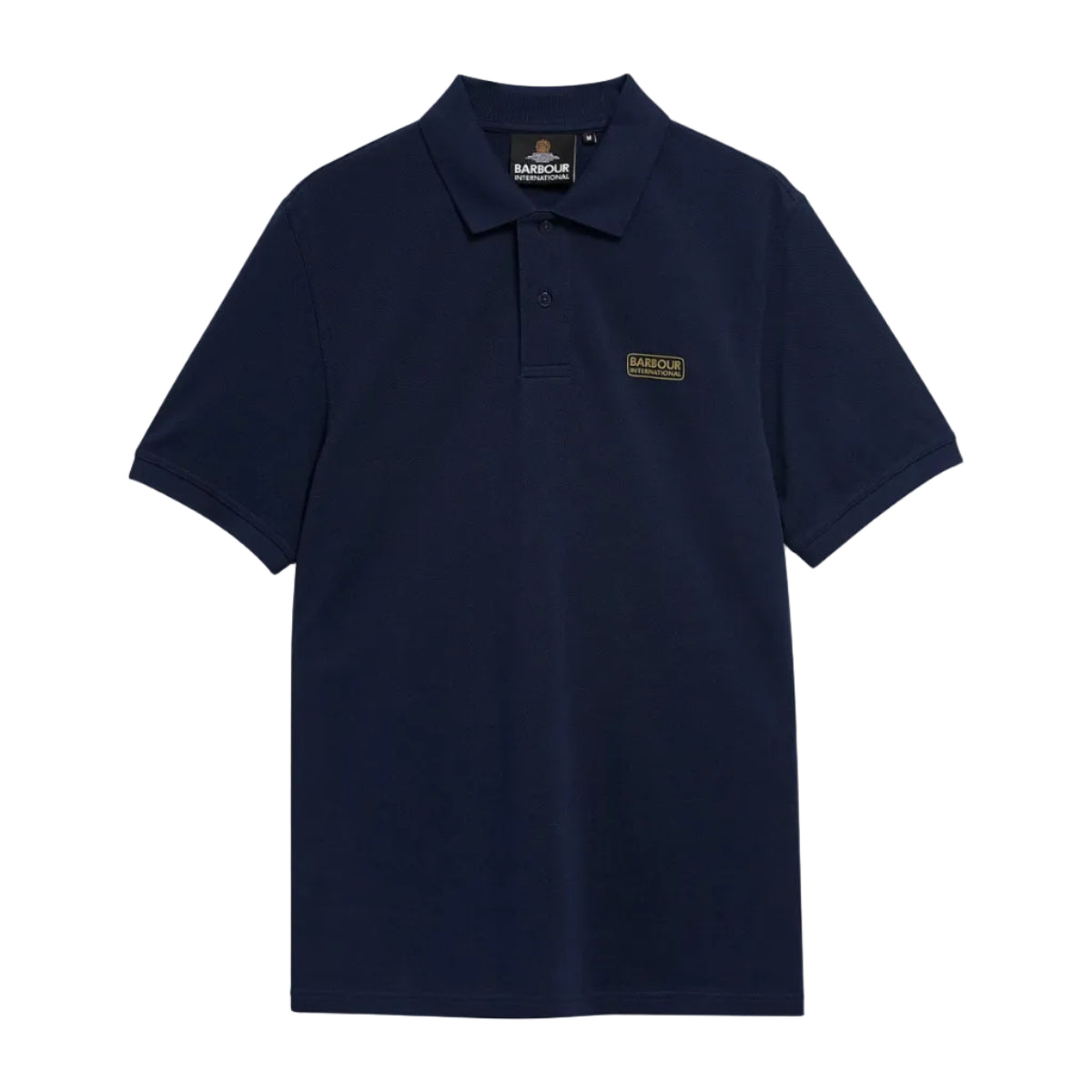 Barbour International Mens Polo Essential Navy