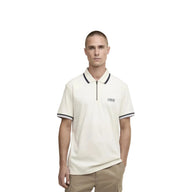 Barbour International Mens Panter Interlock Polo Whisper White