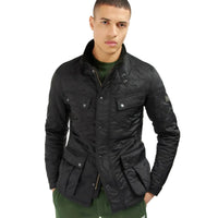 Barbour International Mens Jacket Tourer Ariel Polarquilt Black