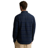 Barbour Mens Shirt Mineral Tartan Authentic Midnight Loch