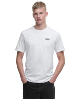 Barbour International Mens Tee Small Logo White/Black