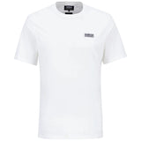 Barbour International Mens Tee Small Logo White/Black