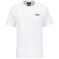 Barbour International Mens Tee Small Logo White/Black