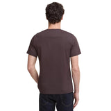 Barbour Mens T-Shirt Essential Sports Dark Oak
