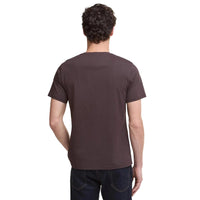 Barbour Mens T-Shirt Essential Sports Dark Oak