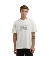 Barbour International Mens T-Shirt Cowl Whisper