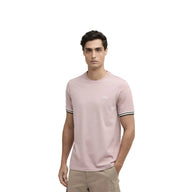 Barbour International Burnwood Tipped Cuff T-Shirt Woodrose