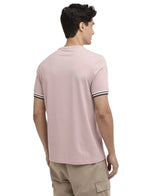Barbour International Burnwood Tipped Cuff T-Shirt Woodrose
