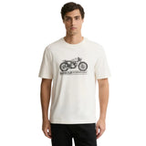 Barbour International Mens T-Shirt Triton Whisper White