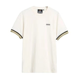 Barbour International Mens T-Shirt Newport Tipped Whisper White