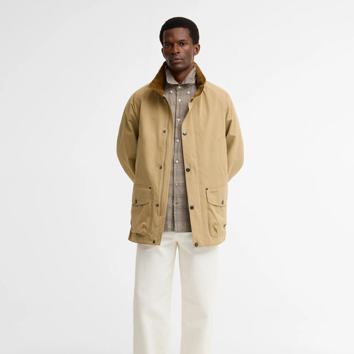 Barbour men's sandstone waterproof jacket