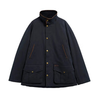 Barbour Mens Jacket Bromfield Waterproof Navy
