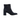 Marco Tozzi women's navy ankle boots with block heel and circular ankle detail