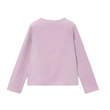 Mayoral girls' lilac mauve floral long sleeve T-shirt
