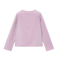 Mayoral girls' lilac mauve floral long sleeve T-shirt