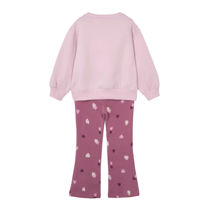 Mayoral Girls Set Legging and Sweatshirt Violet