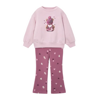 Mayoral Girls Set Legging and Sweatshirt Violet