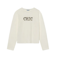 Mayoral Girls T-Shirt Stylish Cream