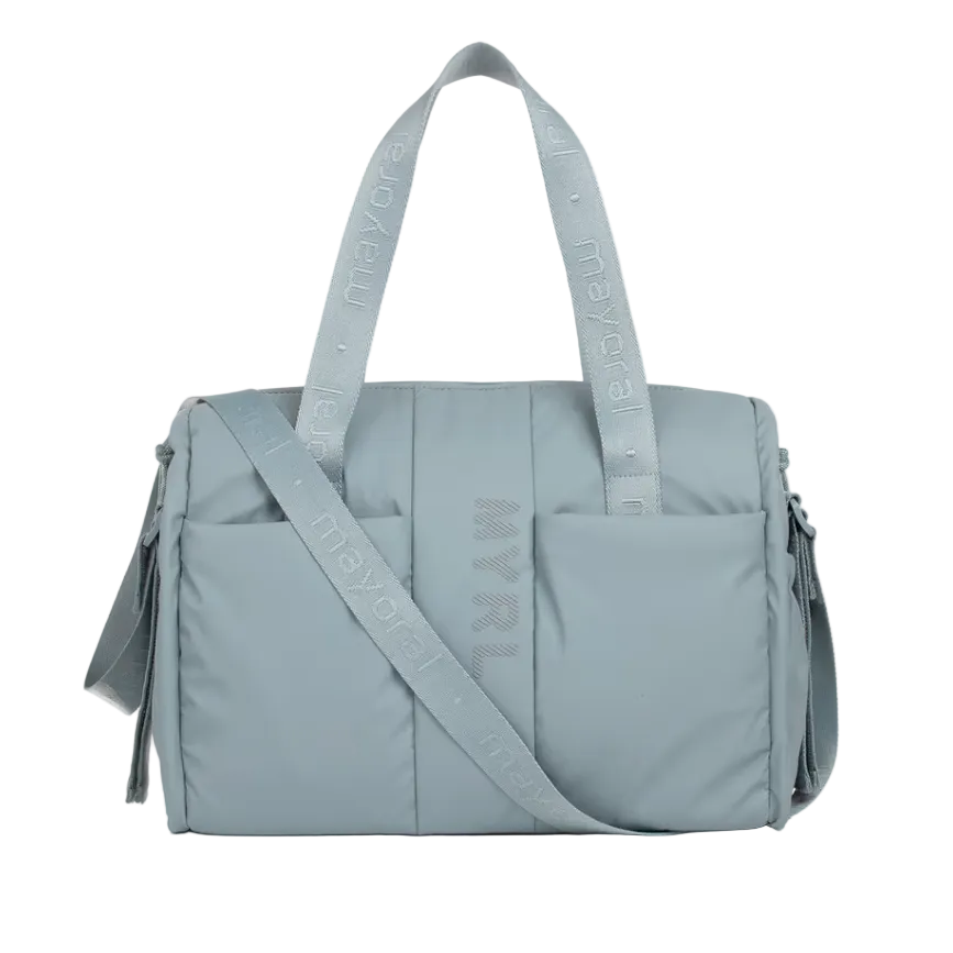 Mayoral light blue maternity changing bag