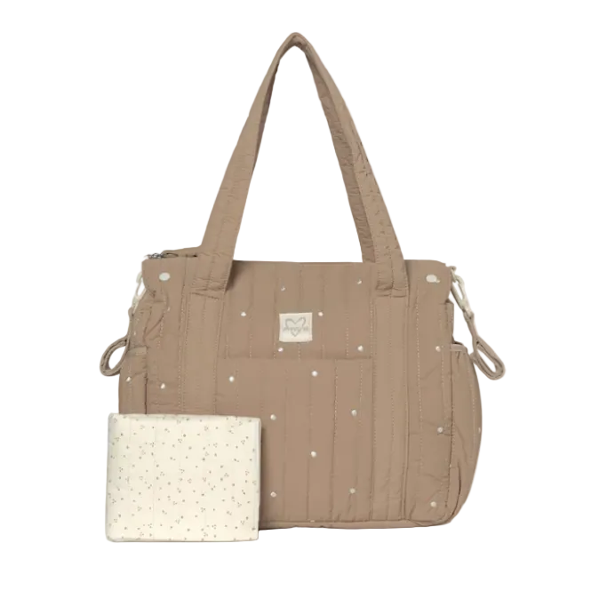 Mayoral cinnamon maternity bag with changing mat and baby carrier