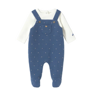 Mayoral baby boys' blueberry blue babygrow