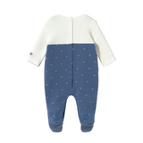 Mayoral baby boys' blueberry blue babygrow