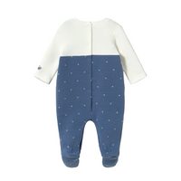 Mayoral baby boys' blueberry blue babygrow