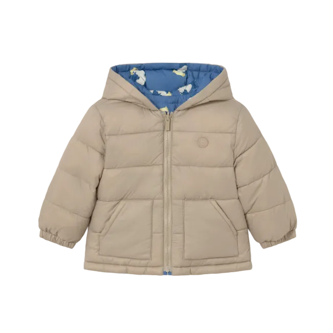 Mayoral boys' indigo blue reversible jacket