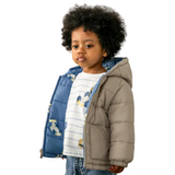 Mayoral boys' indigo blue reversible jacket