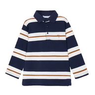 Mayoral boys' ink navy polo shirt