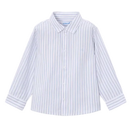 Mayoral boys' white and sky blue shirt