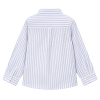 Mayoral boys' white and sky blue shirt