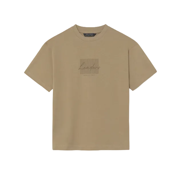 Mayoral boys' hazelnut brown t-shirt