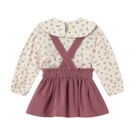Mayoral girls' violet two piece top and skirt set