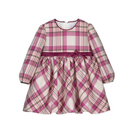 Mayoral girls' raspberry pink dress