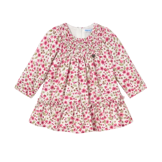 Mayoral girls' petal pink dress
