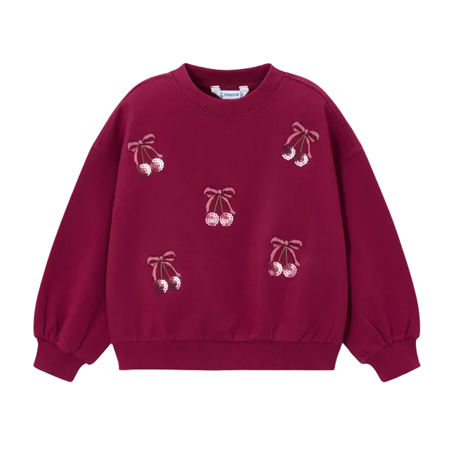 Mayoral Girls Jumper 4405 Cherry